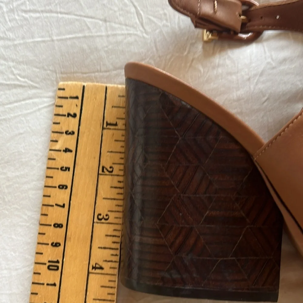 Tory Burch Grove Open Toe Booties Size 9 - Picture 9 of 10